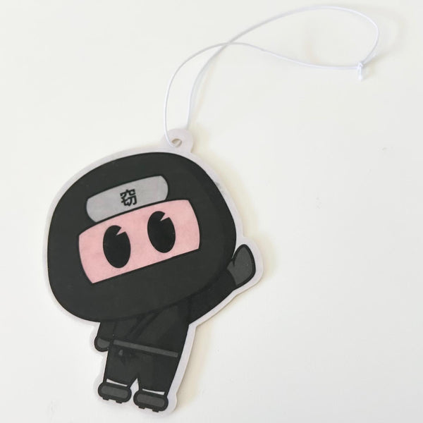 Waving Mascot Air Freshener [BLACK ICE]