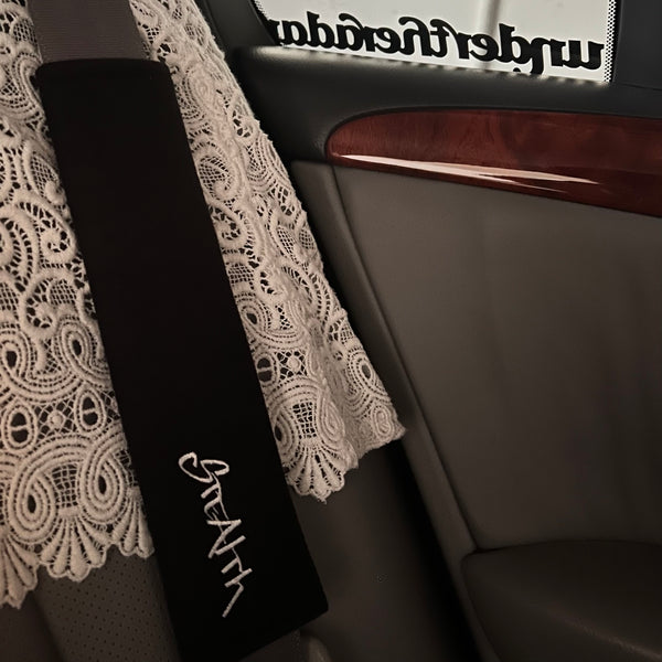 Graffiti Seat Belt Covers [BLACK]